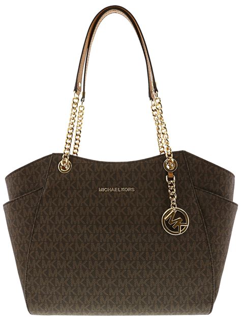 michael kors jet set travel large chain tote